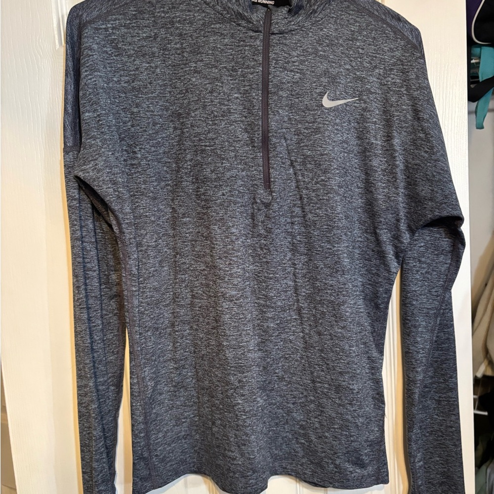 Nike Dri-FIT Heathered Gray Top